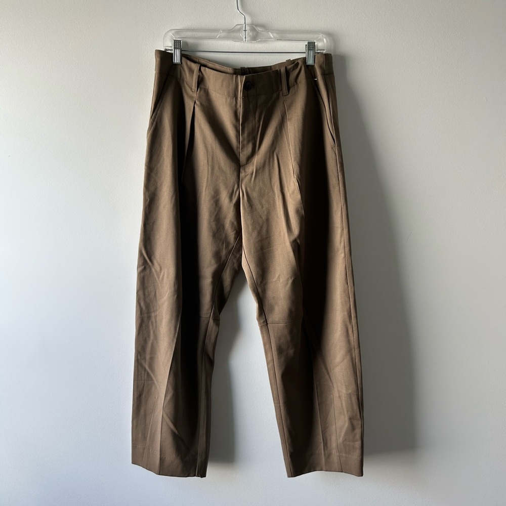 AYR brown virgin wool blend pants